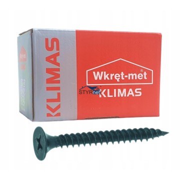 WKRĘTY FOSFATOWANE WKRĘT METAL GK 3,5x25 1000szt