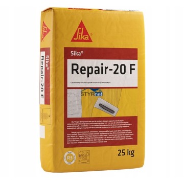 SIKA REPAIR 20F ZAPRAWA CEMENTOWA NAPRAWCZA I WYRÓWNAWCZA 25kg 