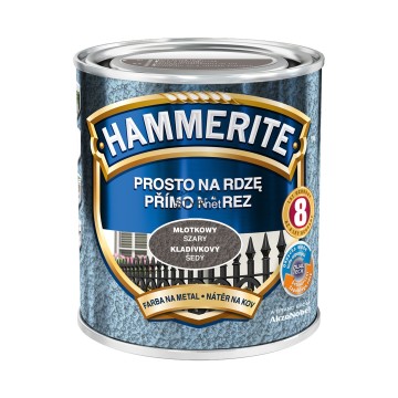 Hammerite Na Rdzę 0,7L młotkowy szary AKZO