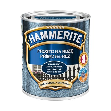 Hammerite Farba Na Rdzę 0,7L młotkowy ciemnoniebieski odcienie niebieskiego