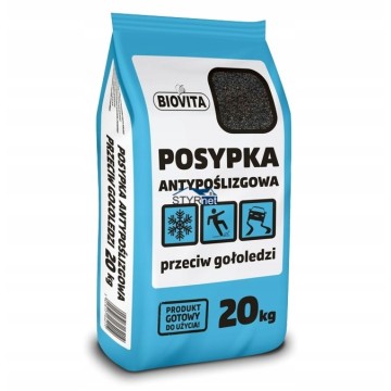 POSYPKA ANTYPOŚLIZGOWA BIOVITA JAK SÓL NA LÓD 20kg