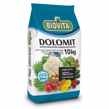 DOLOMIT BIOVITA WAPNO Z MAGNEZEM NA TRAWNIK 10KG