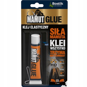 BOSTIK KLEJ MONTAŻOWY UNIWERSALNY MAMUT BIAŁY DEN BRAVEN 25ml