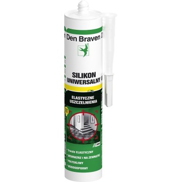 BOSTIK SILIKON UNIWERSALNY BIAŁY DEN BRAVEN 280ml