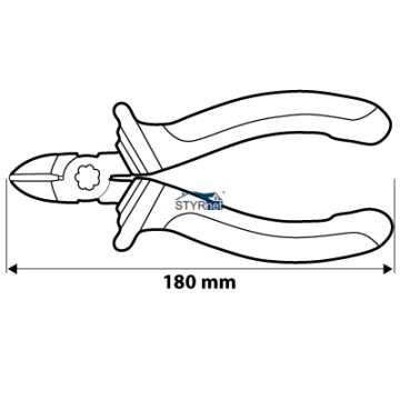 Szczypce boczne 180 mm