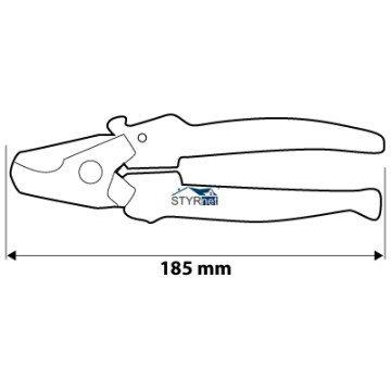 Obcinak do kabli miedzianych i aluminiowych 185 mm