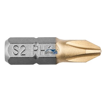 Końcówki wkrętakowe PH1 x 25 mm, 2 szt.