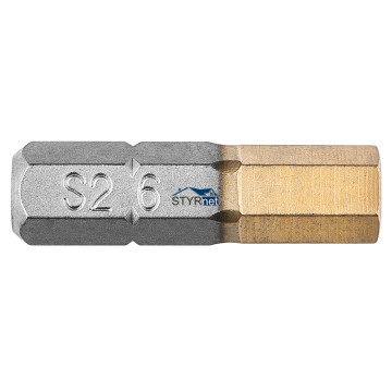 Końcówki wkrętakowe HEX6.0 x 25 mm, 2 szt.