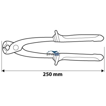 Szczypce tynkarskie 250 mm