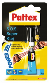 Klej błyskawiczny Pattex S.O.S. Super Power Żel 2g