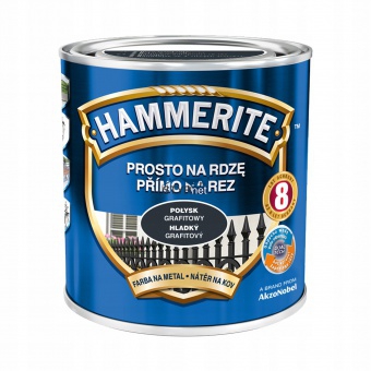Hammerite Na Rdzę 0,7L połysk grafitowy AKZO farba