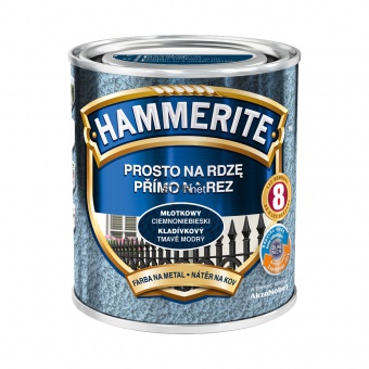 Hammerite Farba Na Rdzę 0,7L młotkowy ciemnoniebieski odcienie niebieskiego