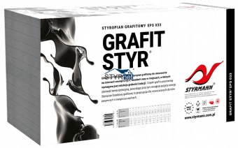 STYROPIAN STYRMANN EPS-S GRAFIT-STYR 033 grub. 3cm paczka 10m2