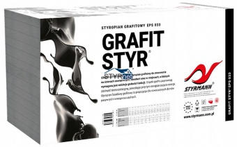 STYROPIAN STYRMANN EPS-S GRAFIT-STYR 033 grub. 14cm FREZOWANY paczka 1,9m2