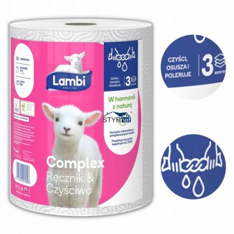 Ręcznik papierowy Czyściwo Lambi Complex 3-warstwy
