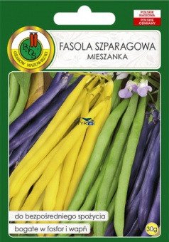 Fasola Mieszanka odmian fasol szparagowych nasiona 30 g