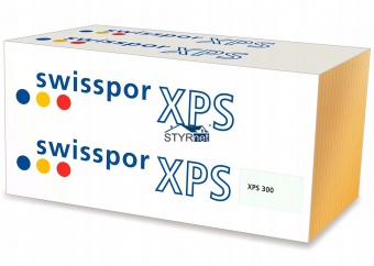 STYROPIAN XPS SWISSPOR STYRODUR FREZOWANY TWARDY PACZKA 4cm 300KPA 7,5m2